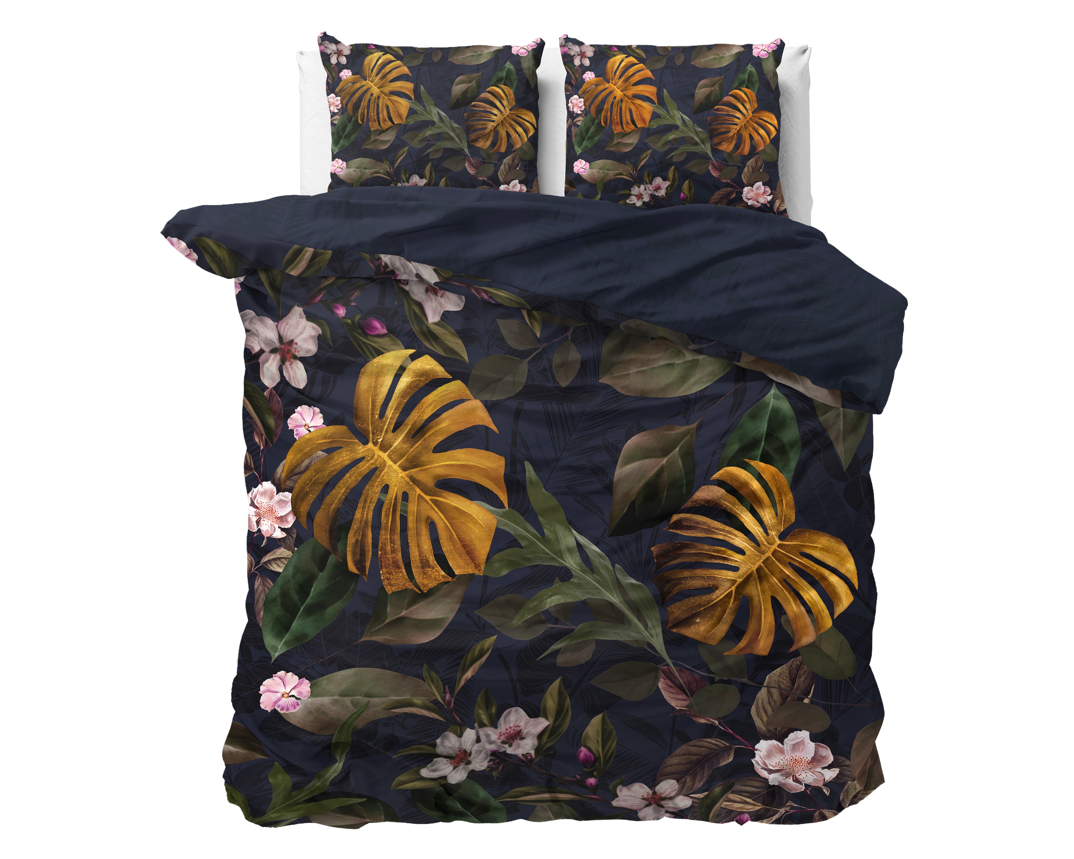 RoyalTextile - Durk Groen Dekbedovertrek - 200 x 220