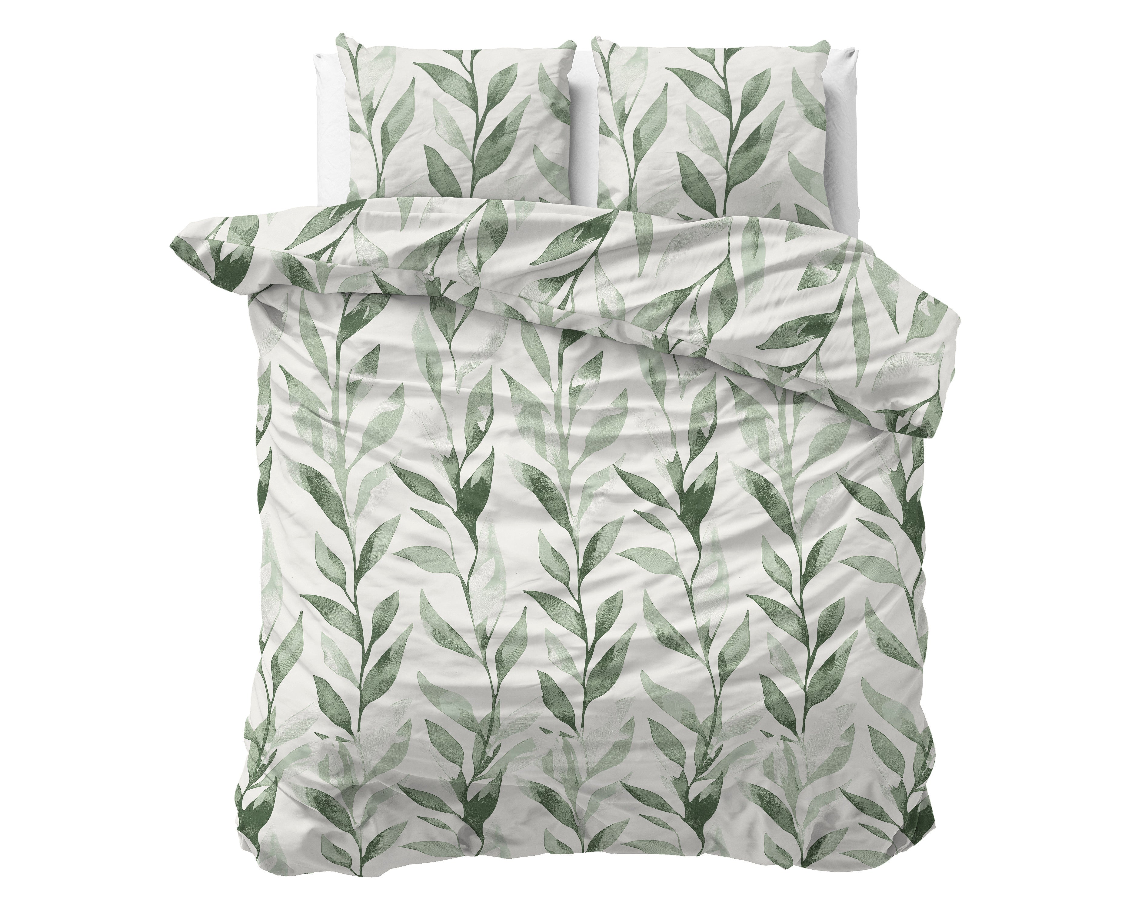RoyalTextile - Urban Greenhouse Groen Dekbedovertrek - 200 x 220