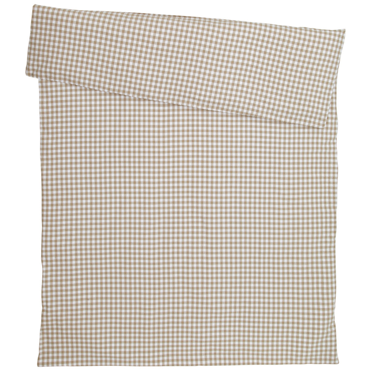 ERWIN M. Dekbedovertrekset Tux Seersucker; 155x220 cm (BxL); zand