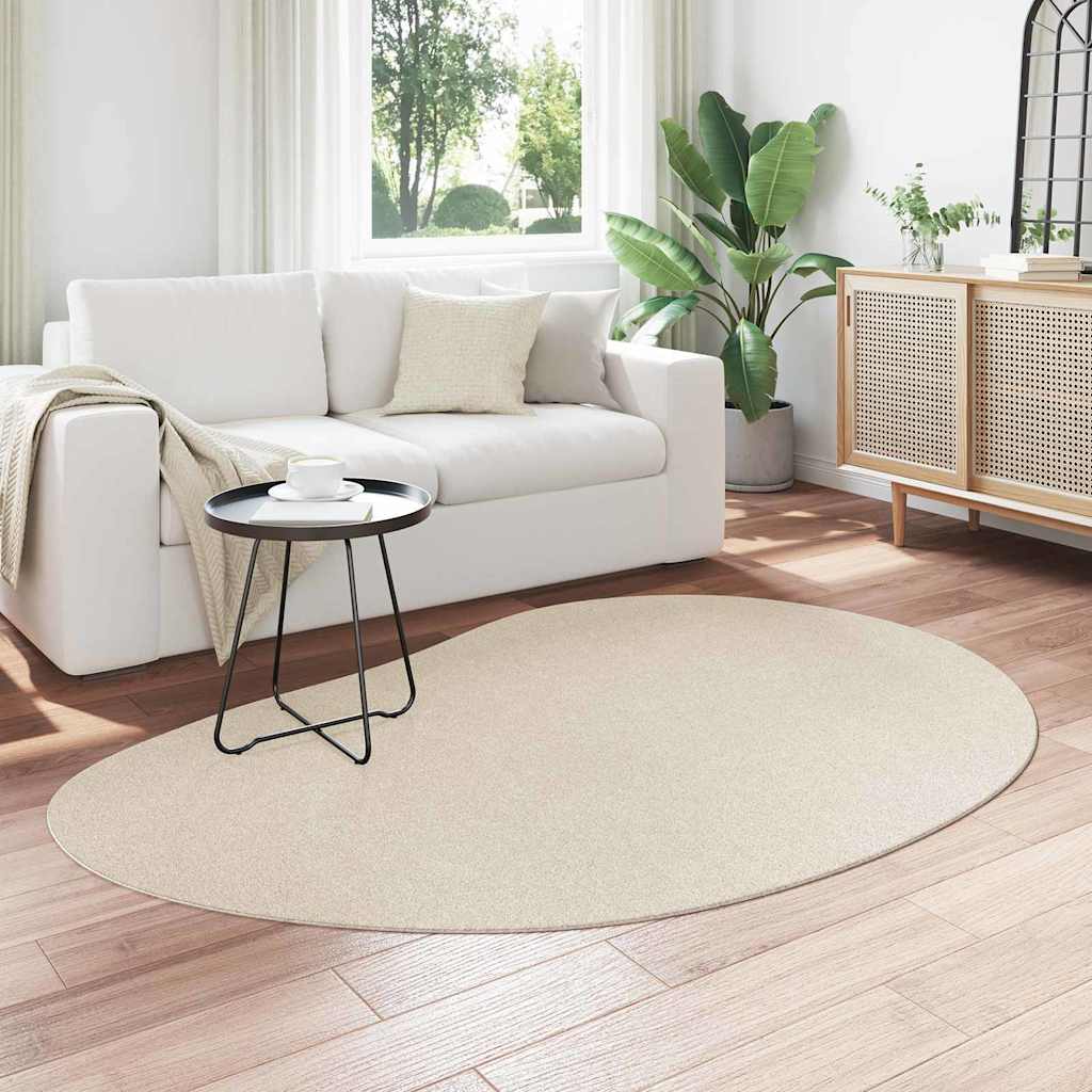 vidaXL Tapijt Beige 140 x 200 cm Polyester