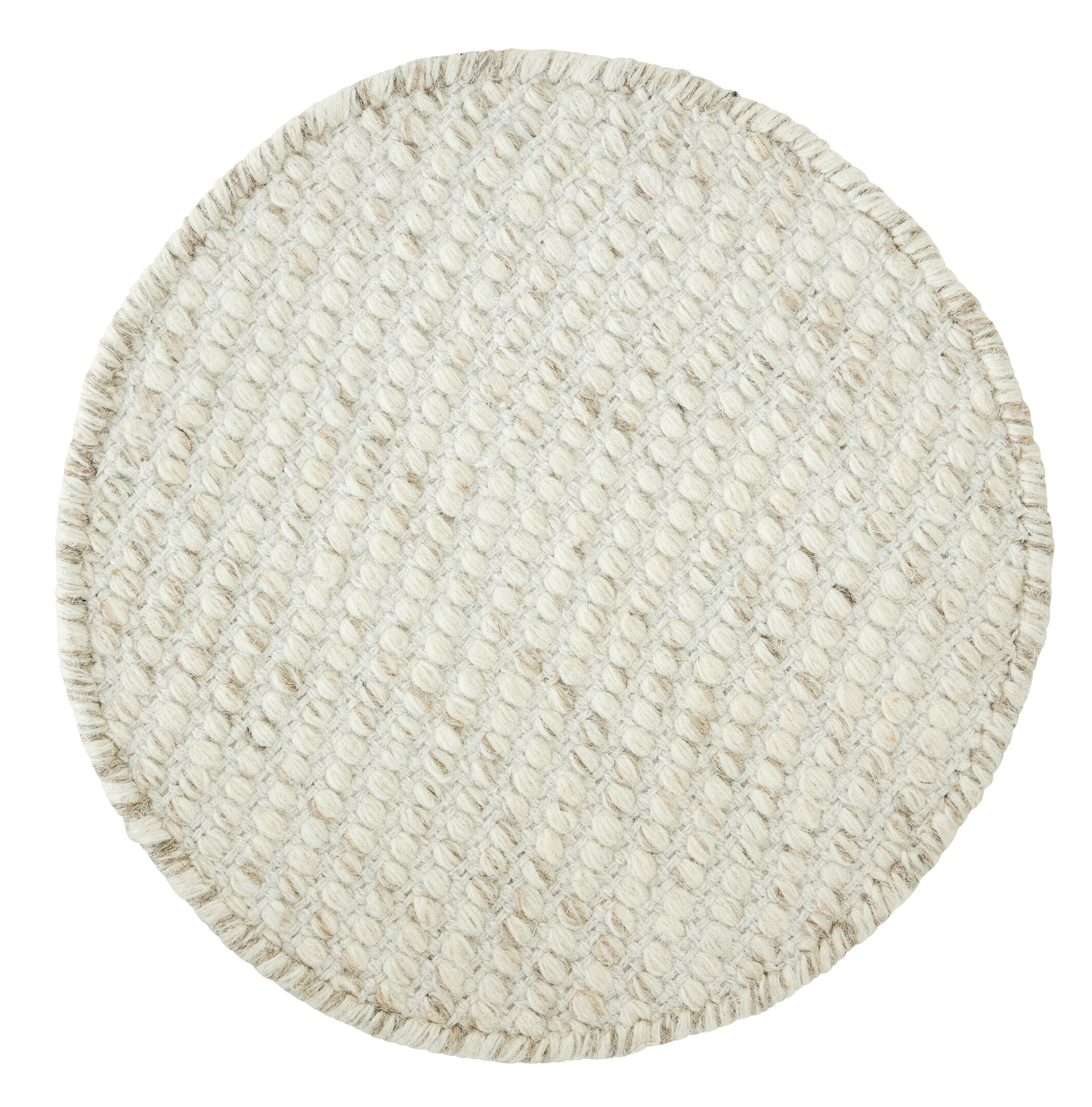 MUST Living Rond Vloerkleed Asuri 250cm - Beige
