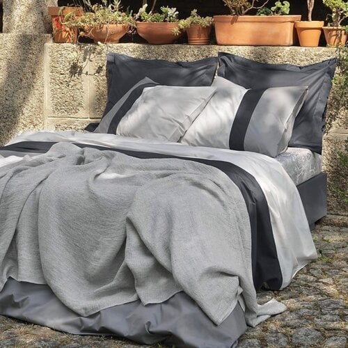 Dommelin Dekbedovertrek Padua Percal 200TC Olifantgrijs 240x200/220 cm