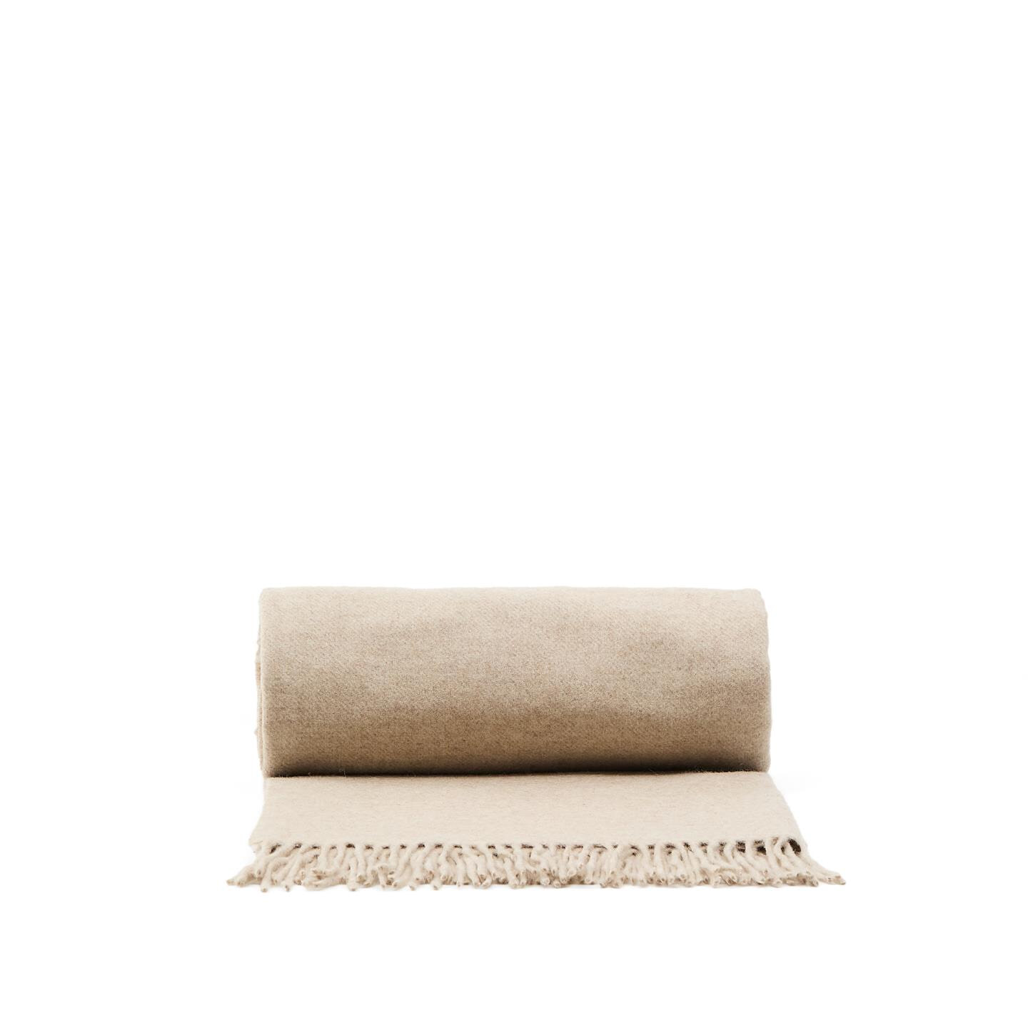 Kave Home Plaid Trevina 170 x 130cm - Beige