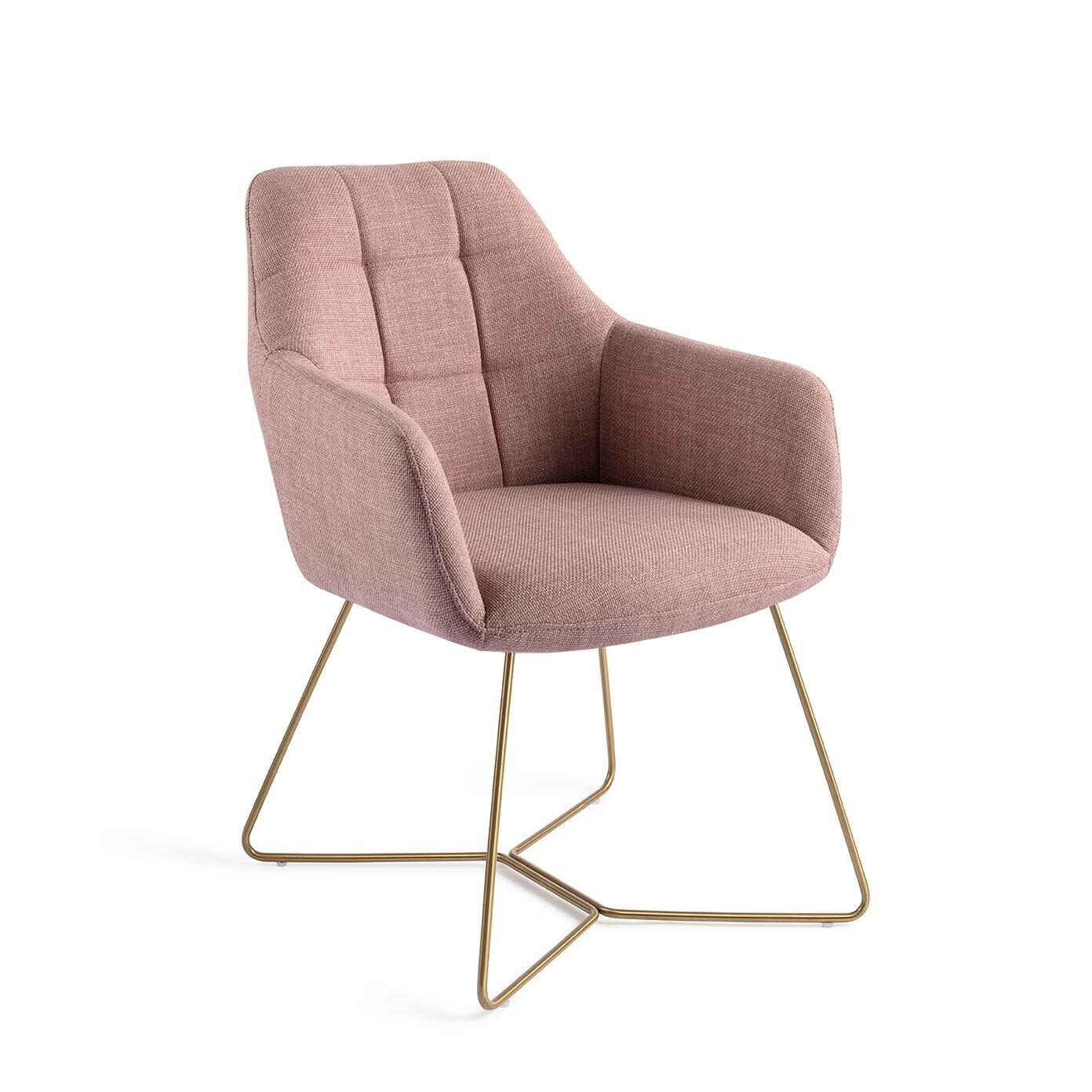 Jesper Home Eetkamerstoel Noto Beehive Gold - Vintage Rose