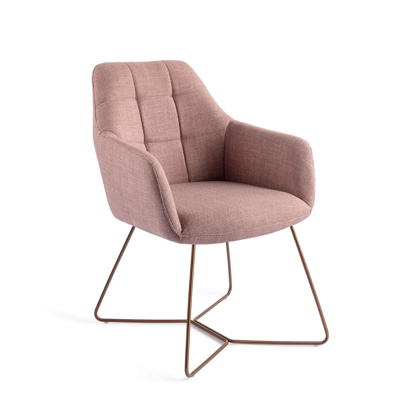 Jesper Home Eetkamerstoel Noto Beehive Rose - Vintage Rose