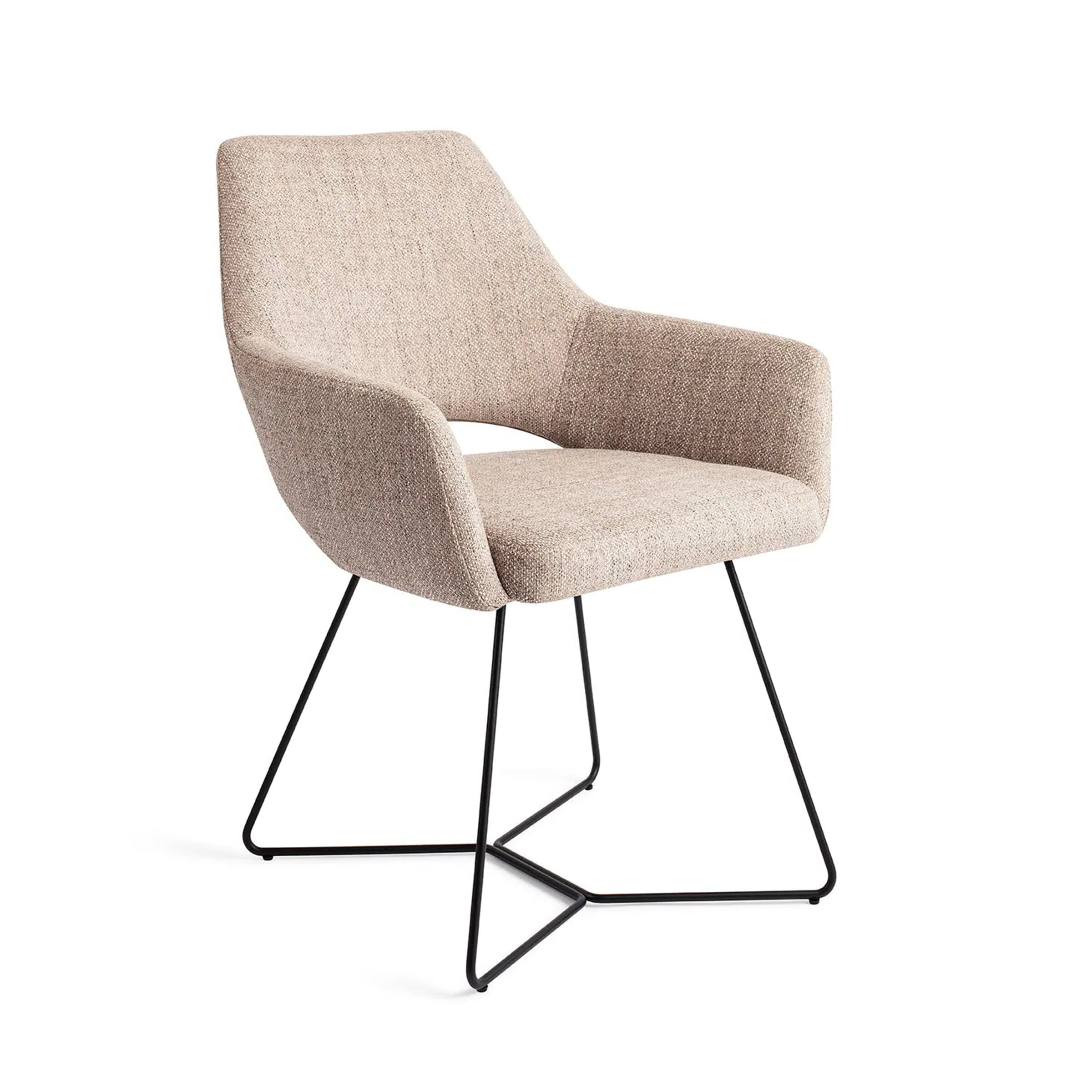 Jesper Home Eetkamerstoel Yanai Beehive Black - Biscuit Beach