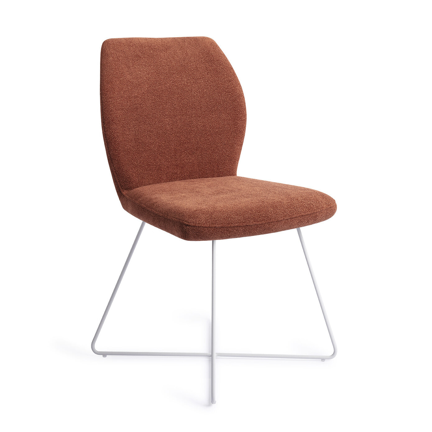 Jesper Home Eetkamerstoel Ikata Cross White - Cosy Copper