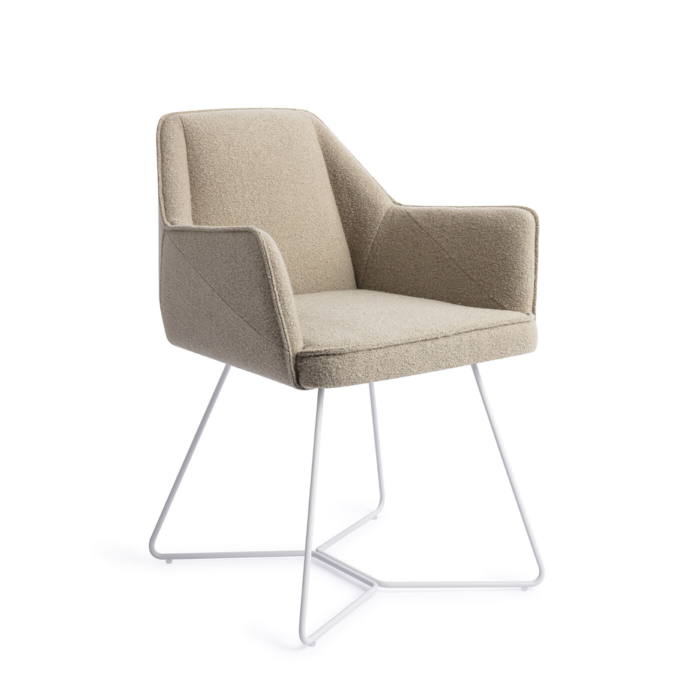 Jesper Home Eetkamerstoel 'Tome' Beehive White - Great Greige