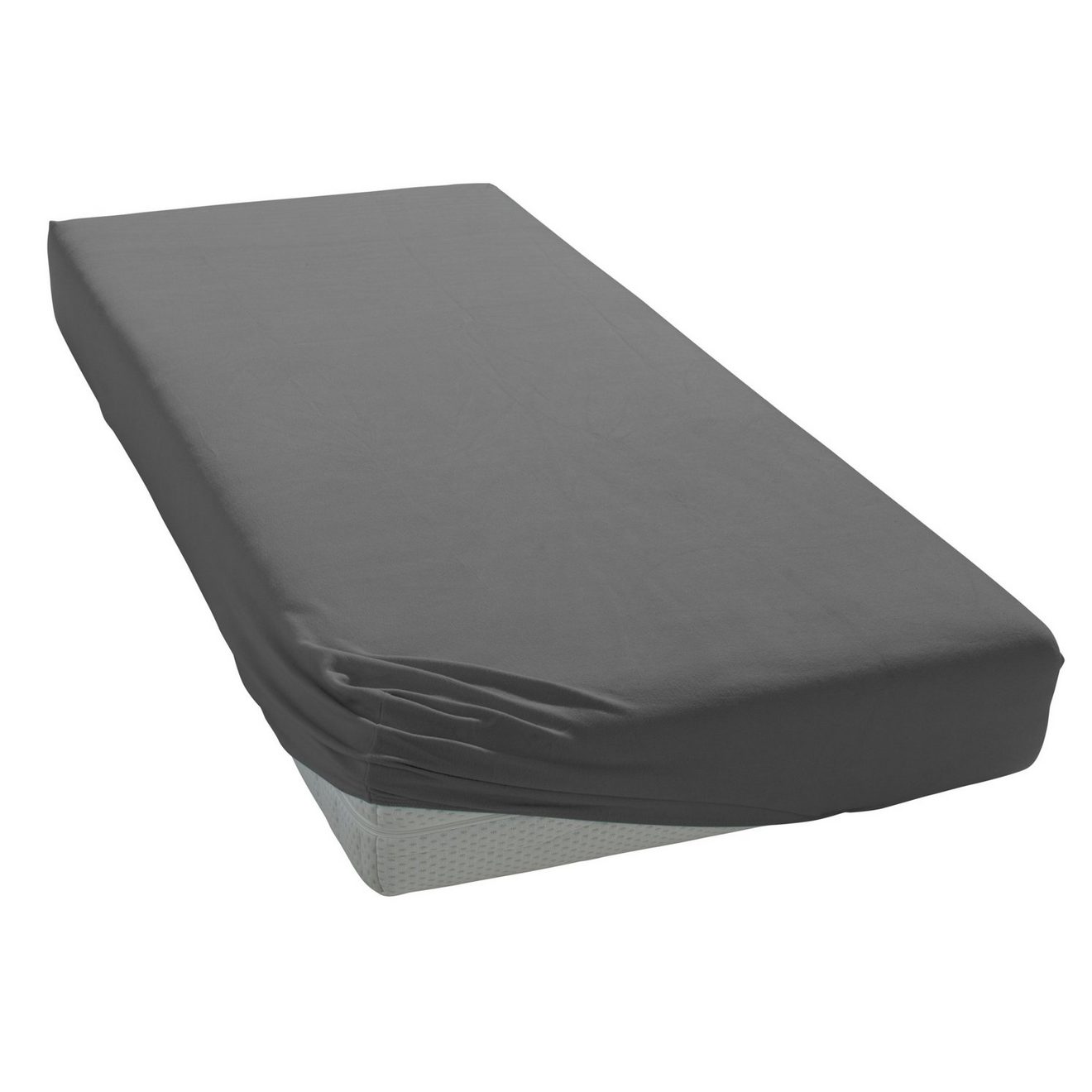 Bellana Hoeslaken Jersey-elastaan aqua in mt. 90x200, 140x200 of 180x200 cm van katoen, voor matrassen tot 35 cm hoogte, laken, hoeslaken (1 stuk)
