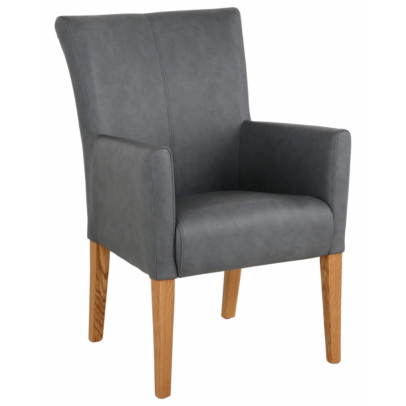Home affaire Stoel met armleuningen King BESTSELLER! Eetkamerstoel met comfortabele bekleding, eetkamerstoel met armleuningen