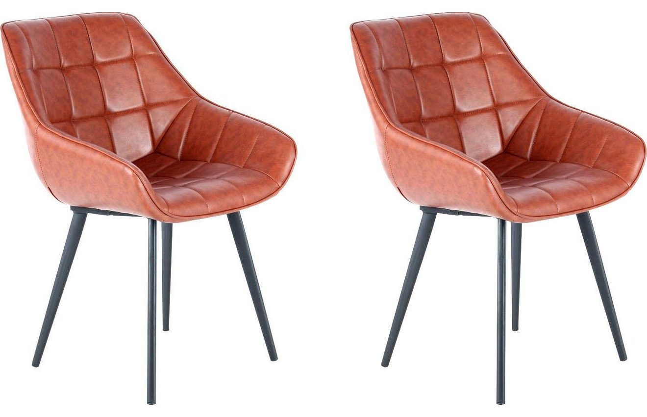 Kayoom Stoel Demi 325 2-delige set, relaxstoel, effen kleurontwerp onderhoudsvriendelijk, elegante uitstraling, in subtiele kleuren (set, 2 stuks)