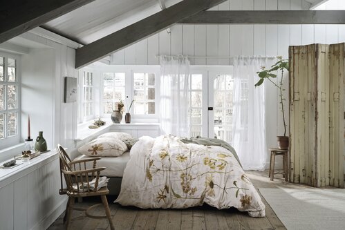Ariadne at Home Blow Dekbedovertrek Gebroken wit 240x200/220 cm