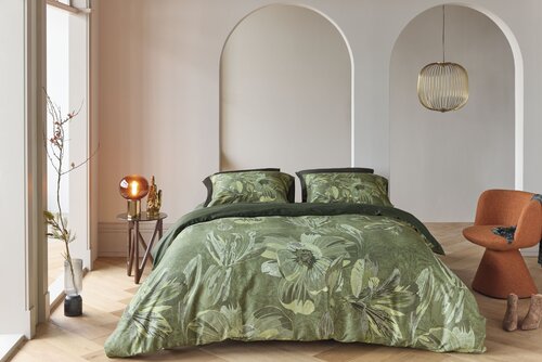 Kardol by Beddinghouse Dekbedovertrek Symbiose Groen 260x200/220 cm