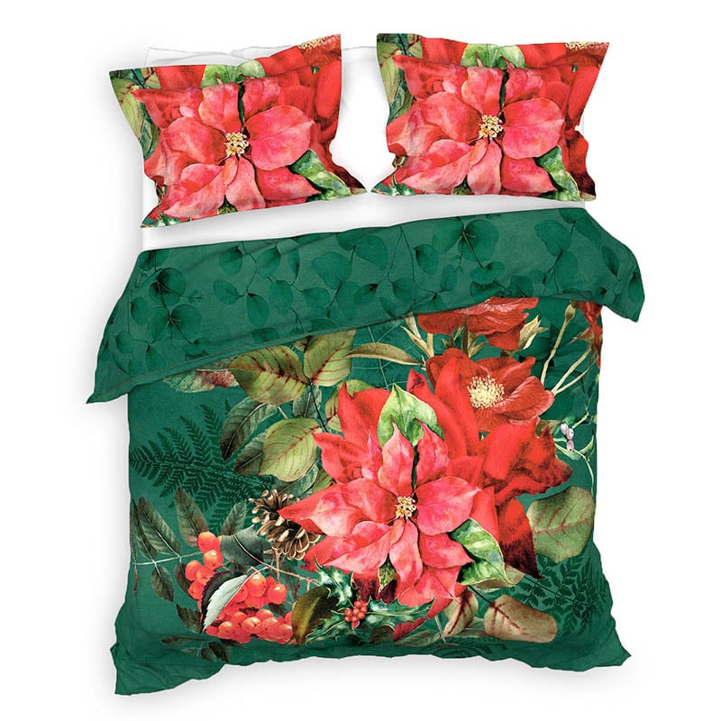 Heckett Lane Dekbedovertrek Katoen Satijn Castor Bloemen 240x200 Cm Anti Allergie  - 