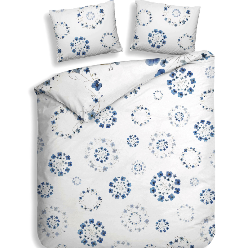 Heckett Lane Dekbedovertrek Zoe Katoen Satijn Bloemen 240x200 Cm Anti Allergie  - 