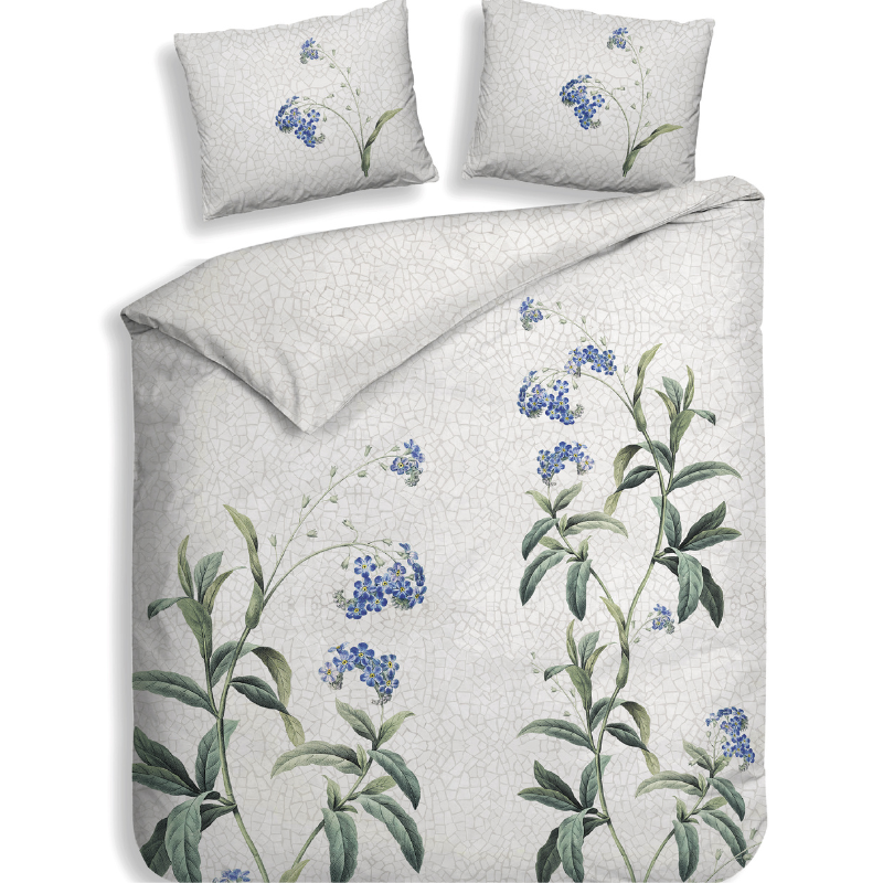Heckett Lane Dekbedovertrek Lacie Katoen Satijn Bloemen 260x200 Cm Anti Allergie  - 