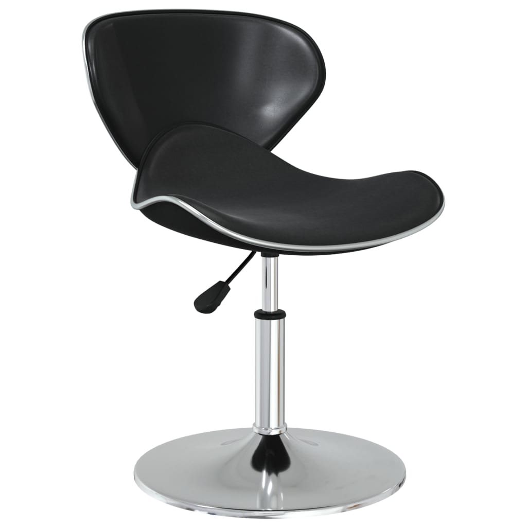 vidaXL Eetkamerstoelen 6 st kunstleer zwart