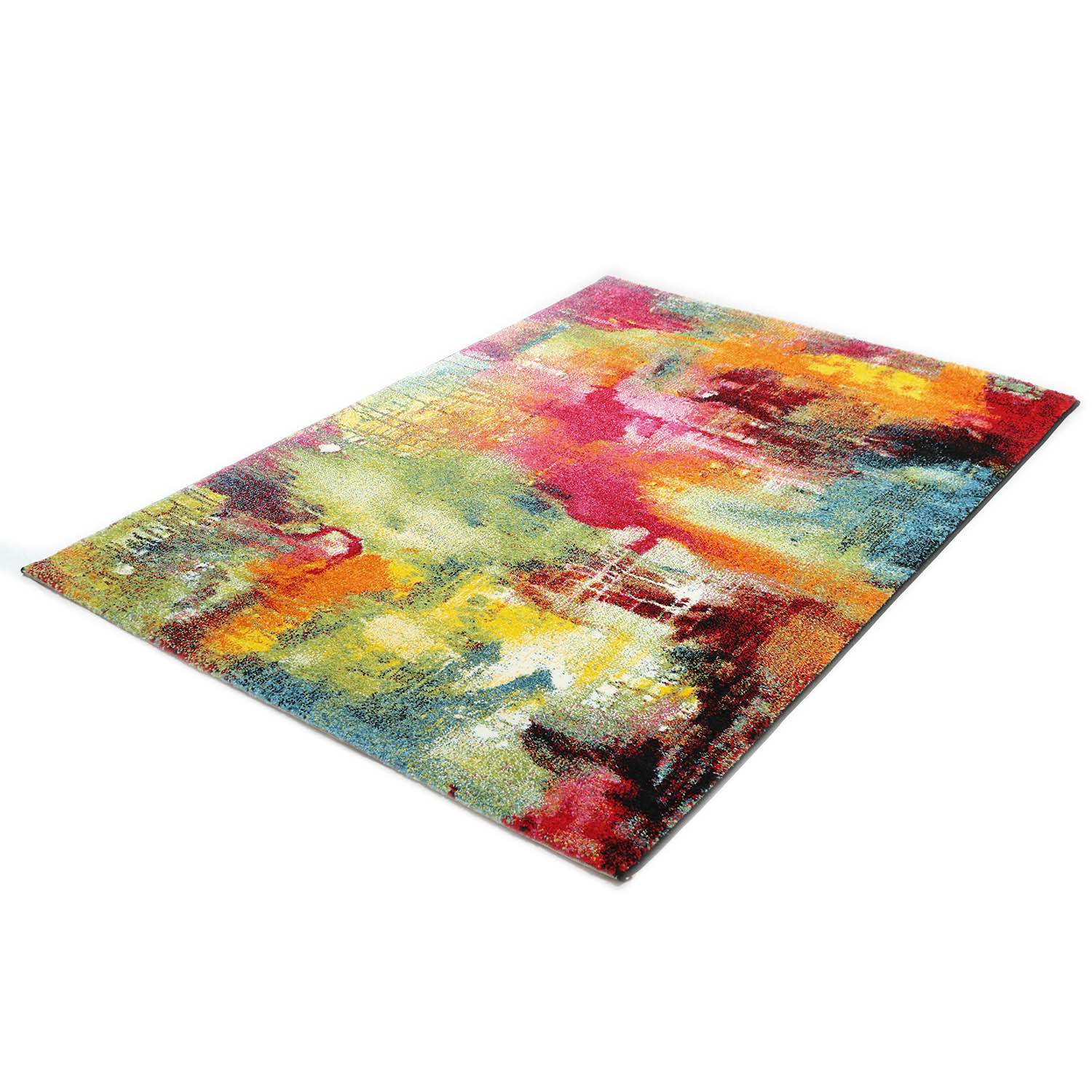 Merinos Karrpet24 Vloerkleed Belis Kleurrijk 20754 - Modern Abstract Design, Duurzaam en Geschikt voor Elke Ruimte-80 x 150 cm