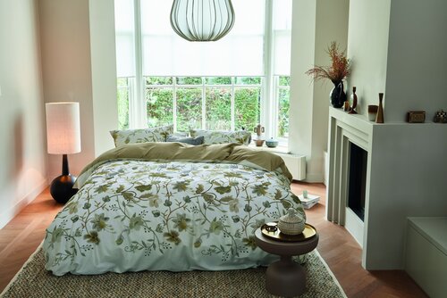 Beddinghouse Dekbedovertrek Elizabeth Naturel 240x200/220 cm