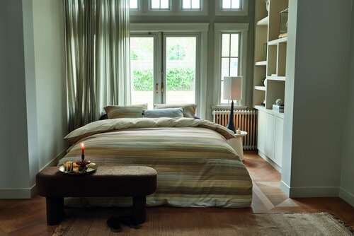 Beddinghouse Dekbedovertrek Elie Naturel 200x200/220 cm