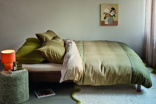 Beddinghouse Dekbedovertrek Carter Groen 240x200/220 cm