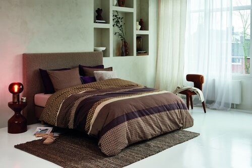 Beddinghouse Dekbedovertrek Fera Bruin 240x200/220 cm