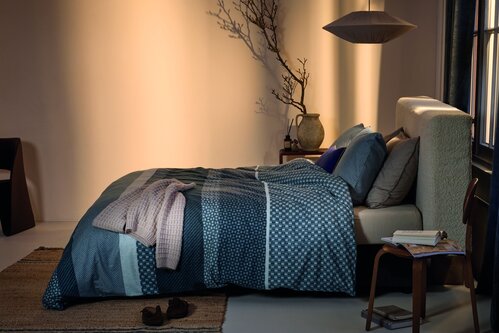 Beddinghouse Dekbedovertrek Fera Blauw 240x200/220 cm