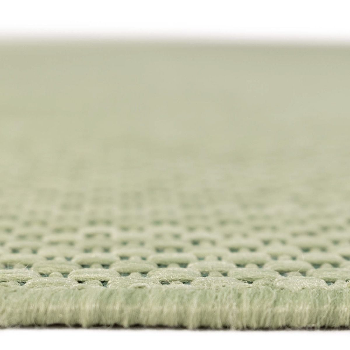 Merinos Karpet24 Sisal - Modern Effen Vloerkleed voor Binnen & Buiten, Groen-80 x 150 cm