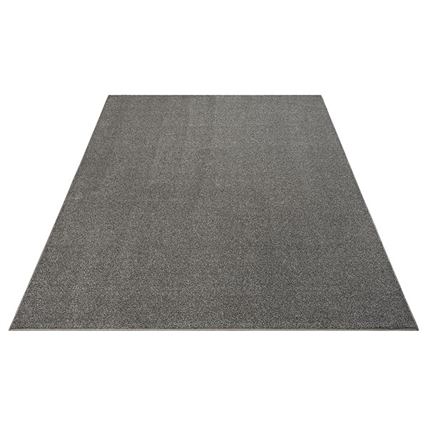 Merinos Karpet24 Tim - Modern Laagpolig Vloerkleed, Zacht & Stijlvol, Gemakkelijk te Onderhouden, Donkergrijs-146x200