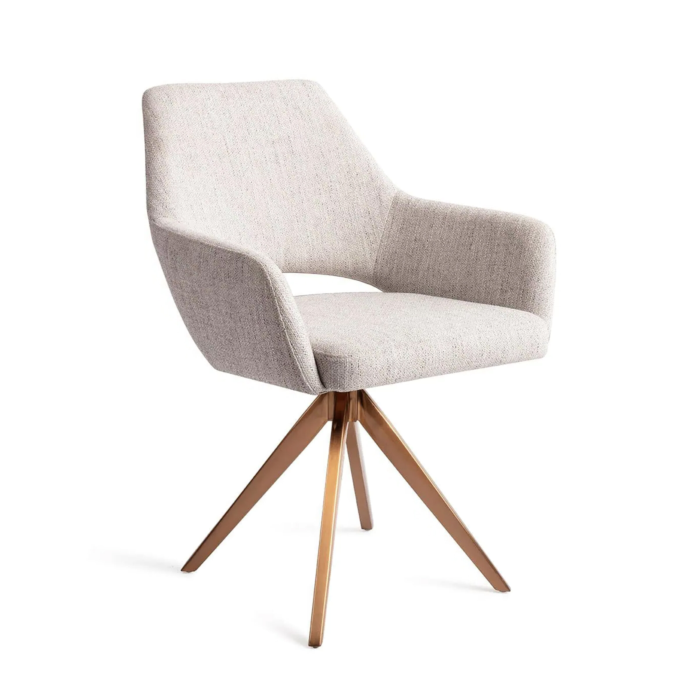 Jesper Home Eetkamerstoel Yanai Turn Rose Gold - Pigeon