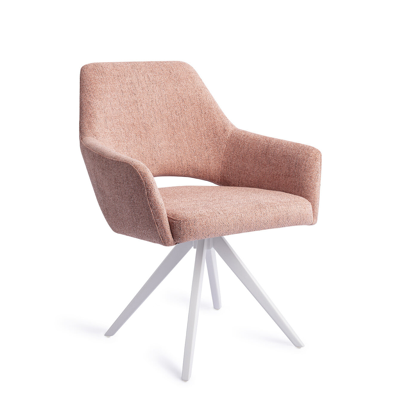 Jesper Home Eetkamerstoel Yanai Turn White - Pink Punch