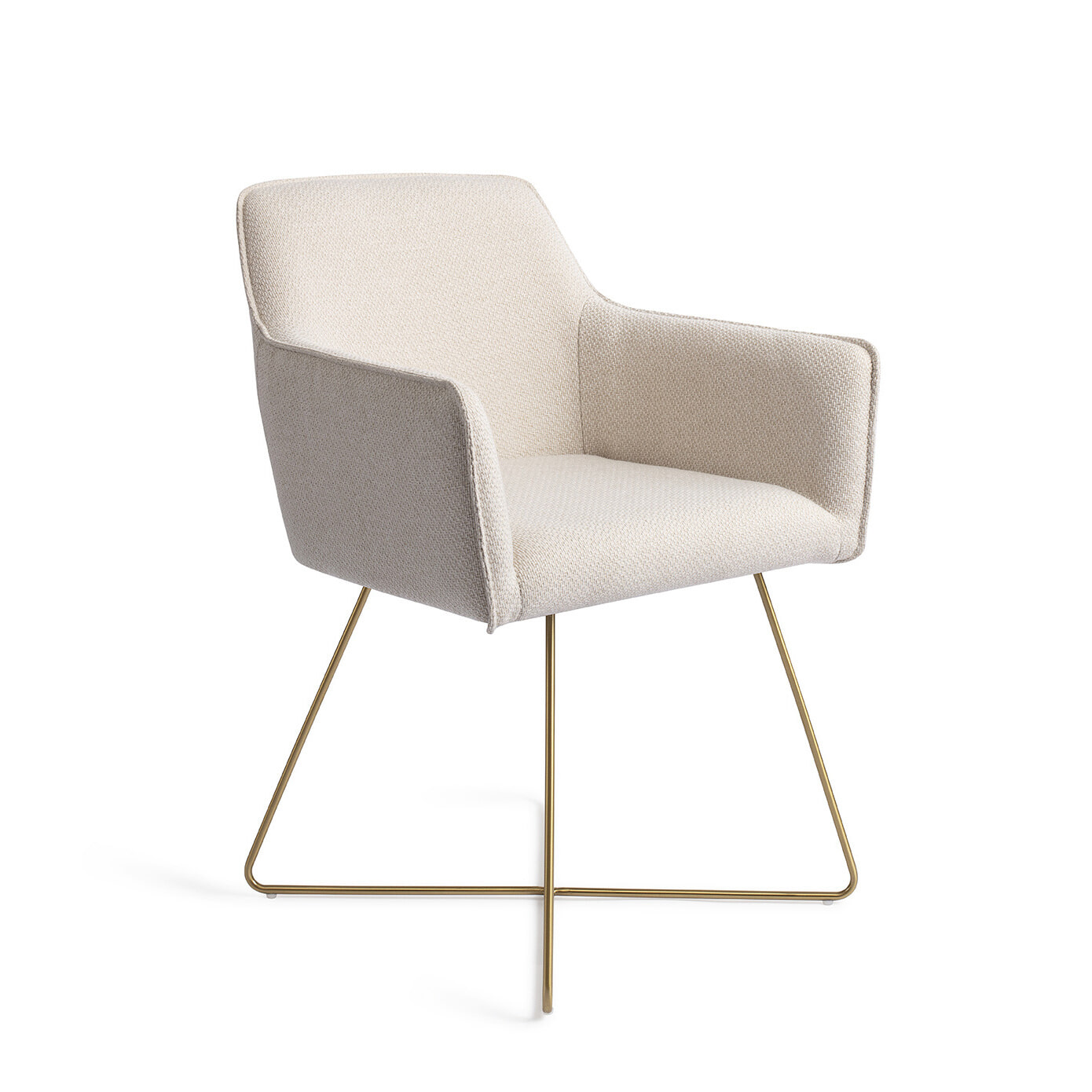 Jesper Home Eetkamerstoel Hofu Cross Gold - Enoki