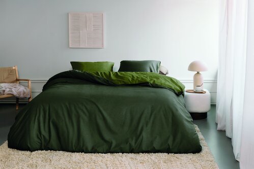 Beddinghouse Dekbedovertrek Warm Groen 240x200/220 cm