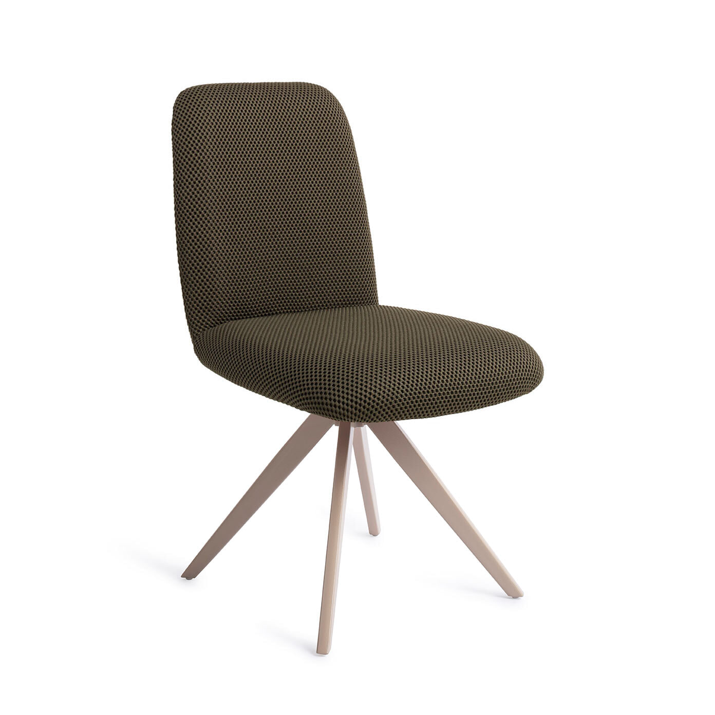 Jesper Home Draaibare Eetkamerstoel Taiwa Turn Beige - Jungle Jewel