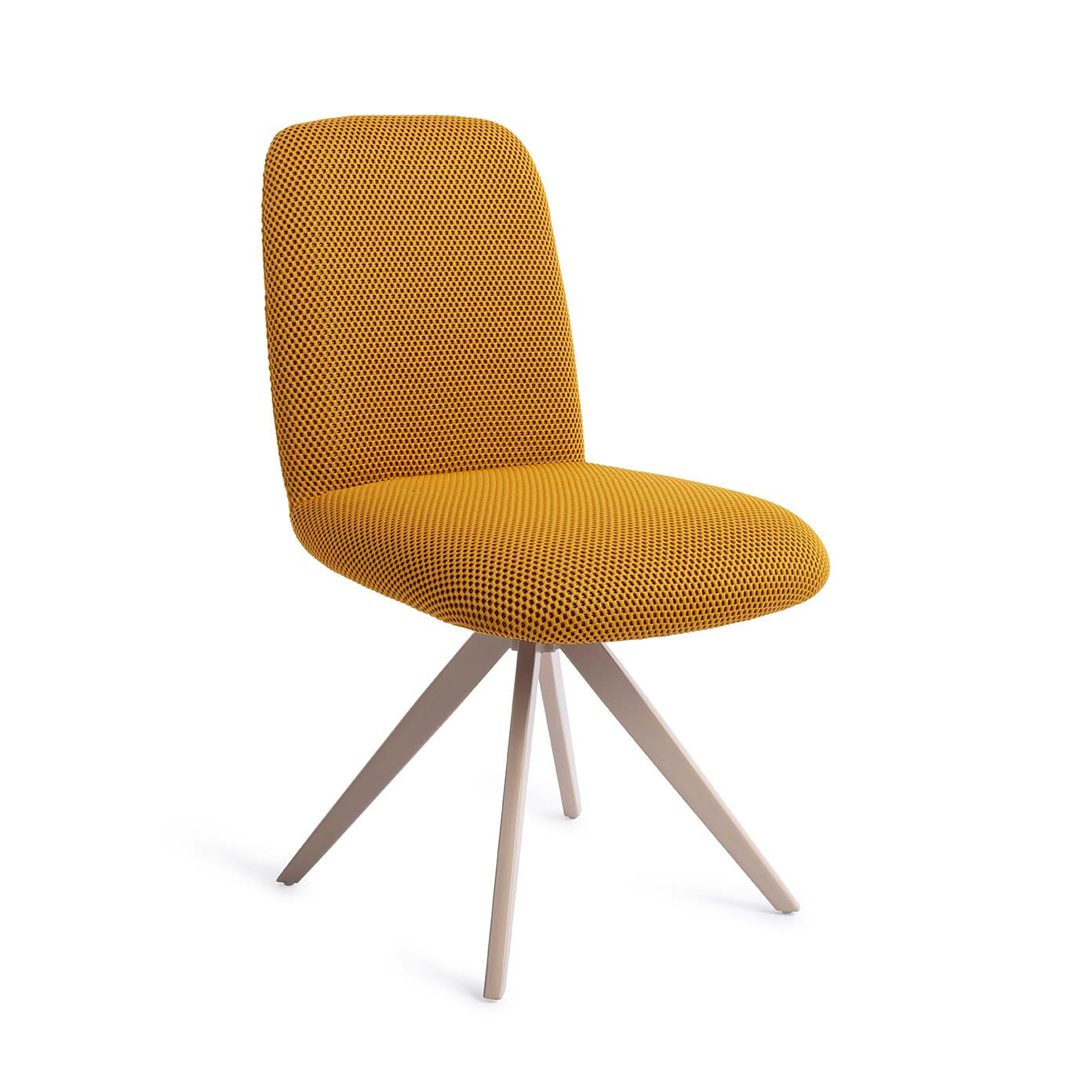 Jesper Home Draaibare Eetkamerstoel Taiwa Turn Beige - Groovy Garam