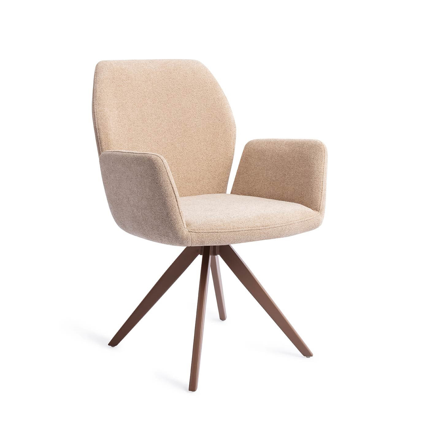 Jesper Home Draaibare Eetkamerstoel Misaki Turn Brown - Funky Fudge