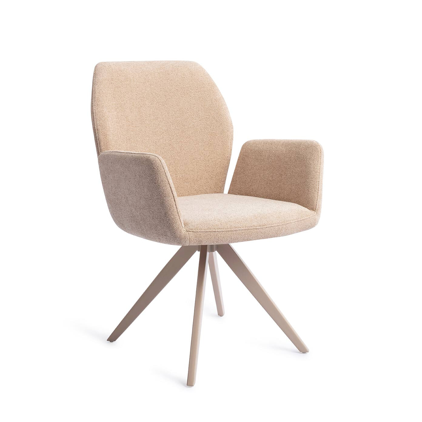Jesper Home Draaibare Eetkamerstoel Misaki Turn Beige - Funky Fudge