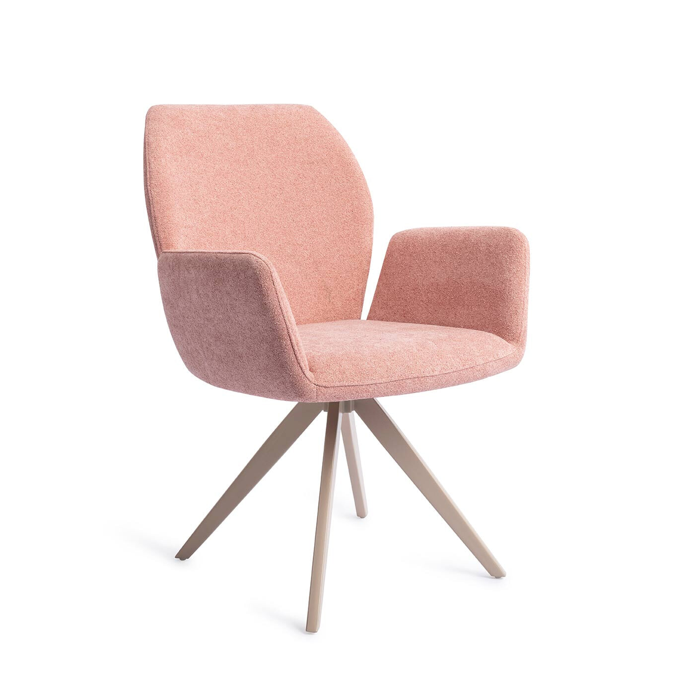 Jesper Home Draaibare Eetkamerstoel Misaki Turn Beige - Anemone