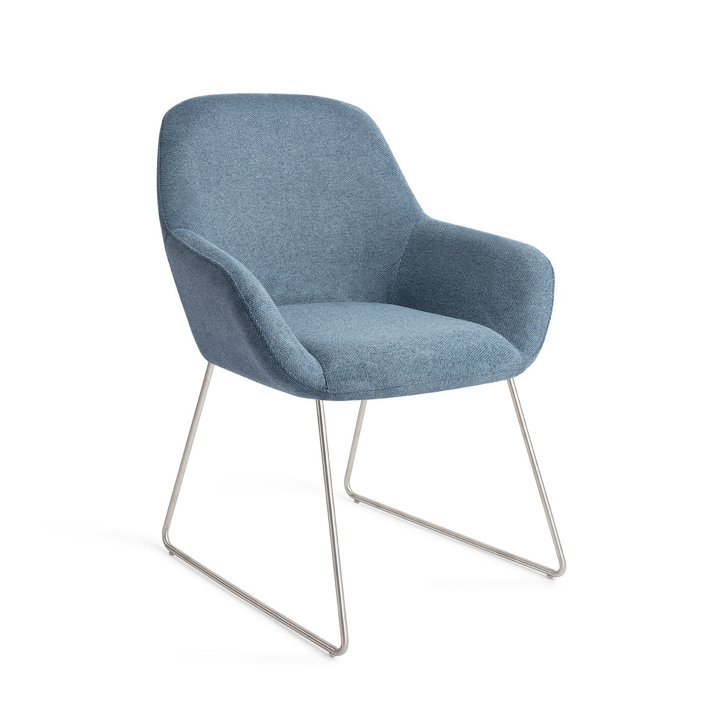 Jesper Home Eetkamerstoel Kushi Slide Steel - Ocean Eyes