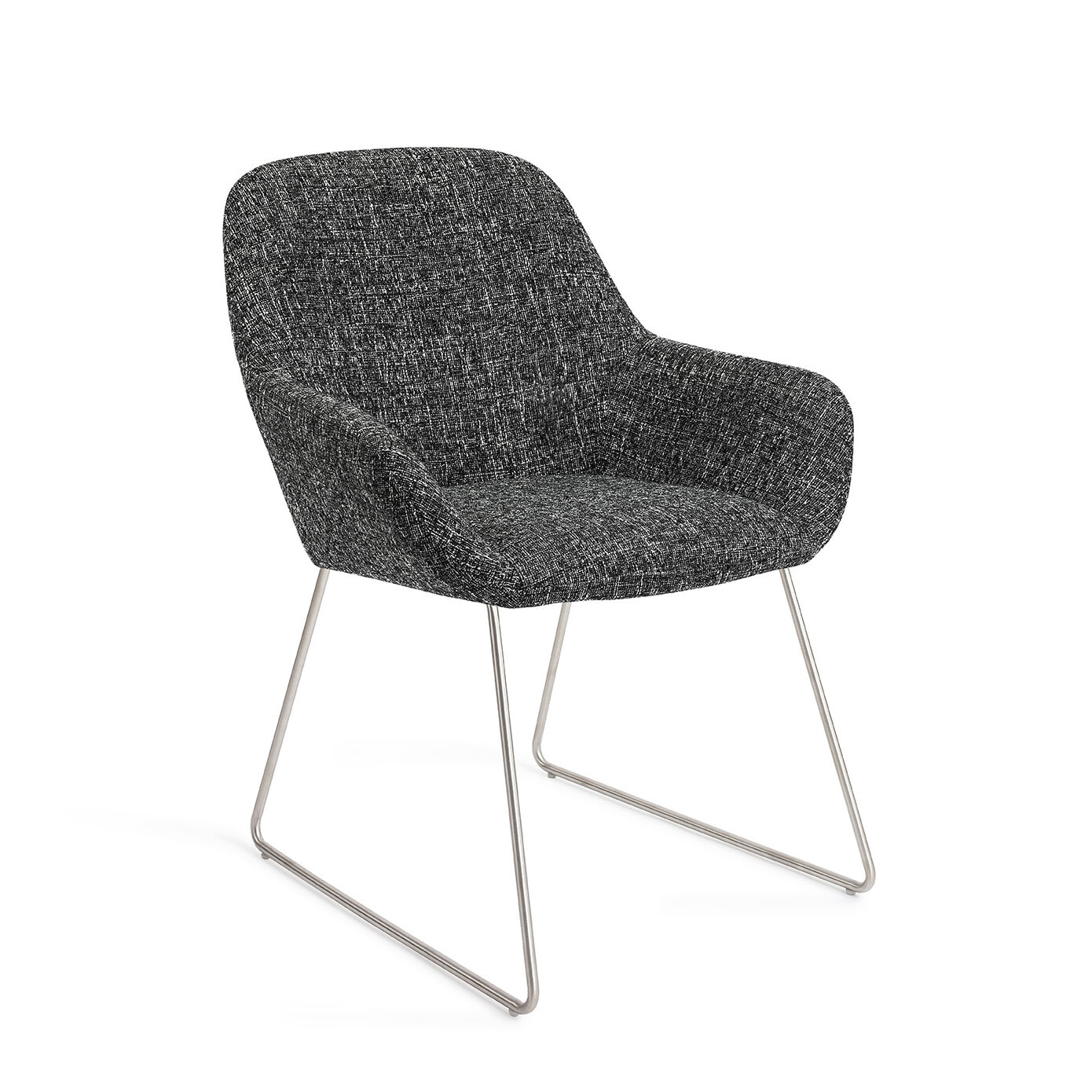 Jesper Home Eetkamerstoel Kushi Slide Steel - Skyfall