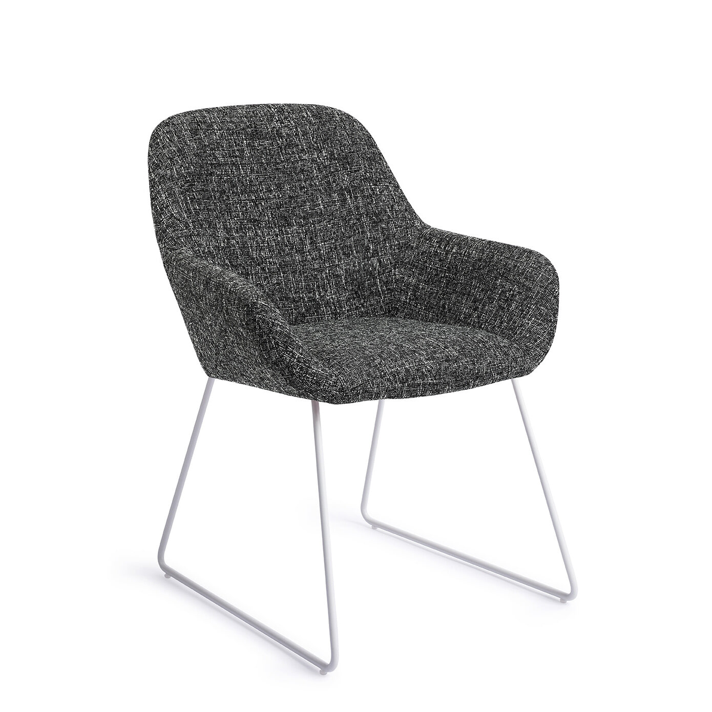 Jesper Home Eetkamerstoel Kushi Slide White - Skyfall