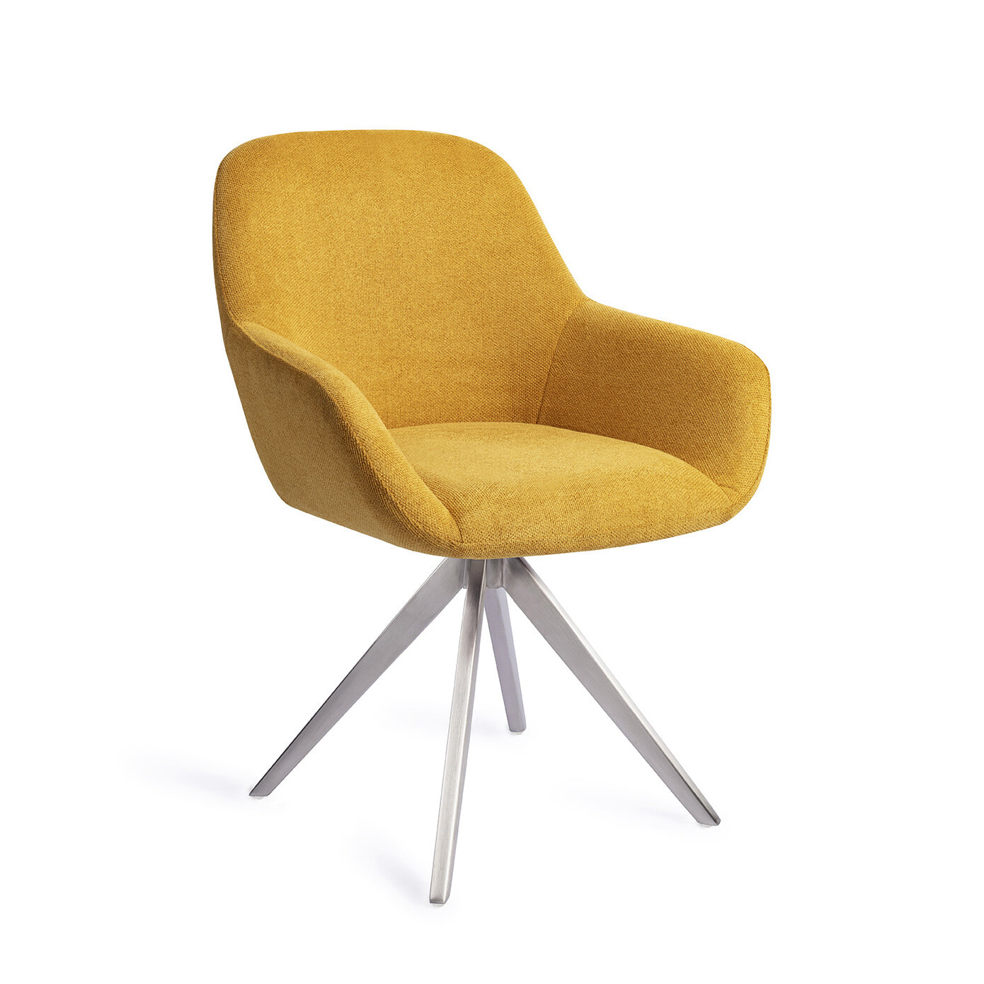 Jesper Home Eetkamerstoel Kushi Turn Steel - Sweet Corn