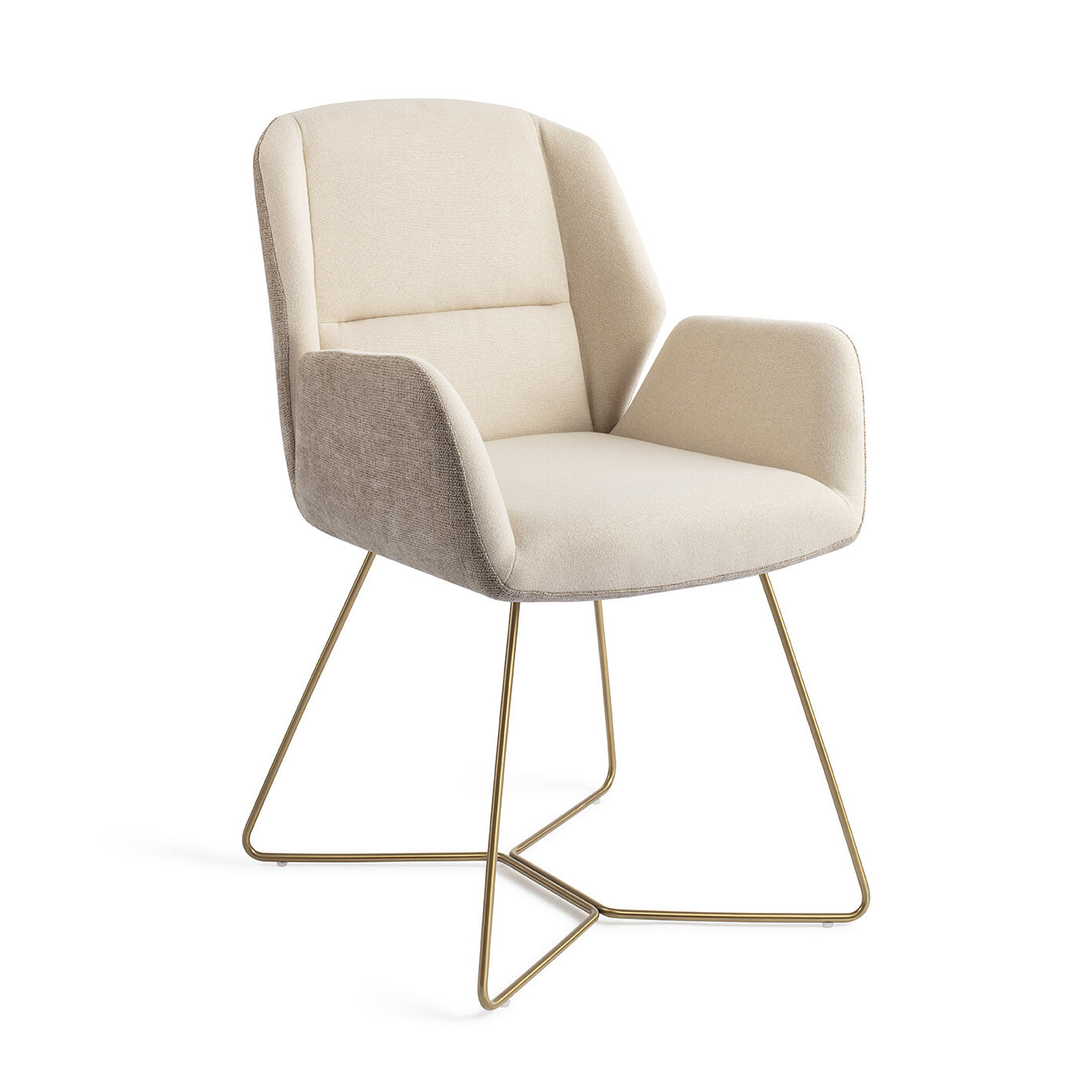 Jesper Home Eetkamerstoel Myoko Beehive Gold - Sandy Hill