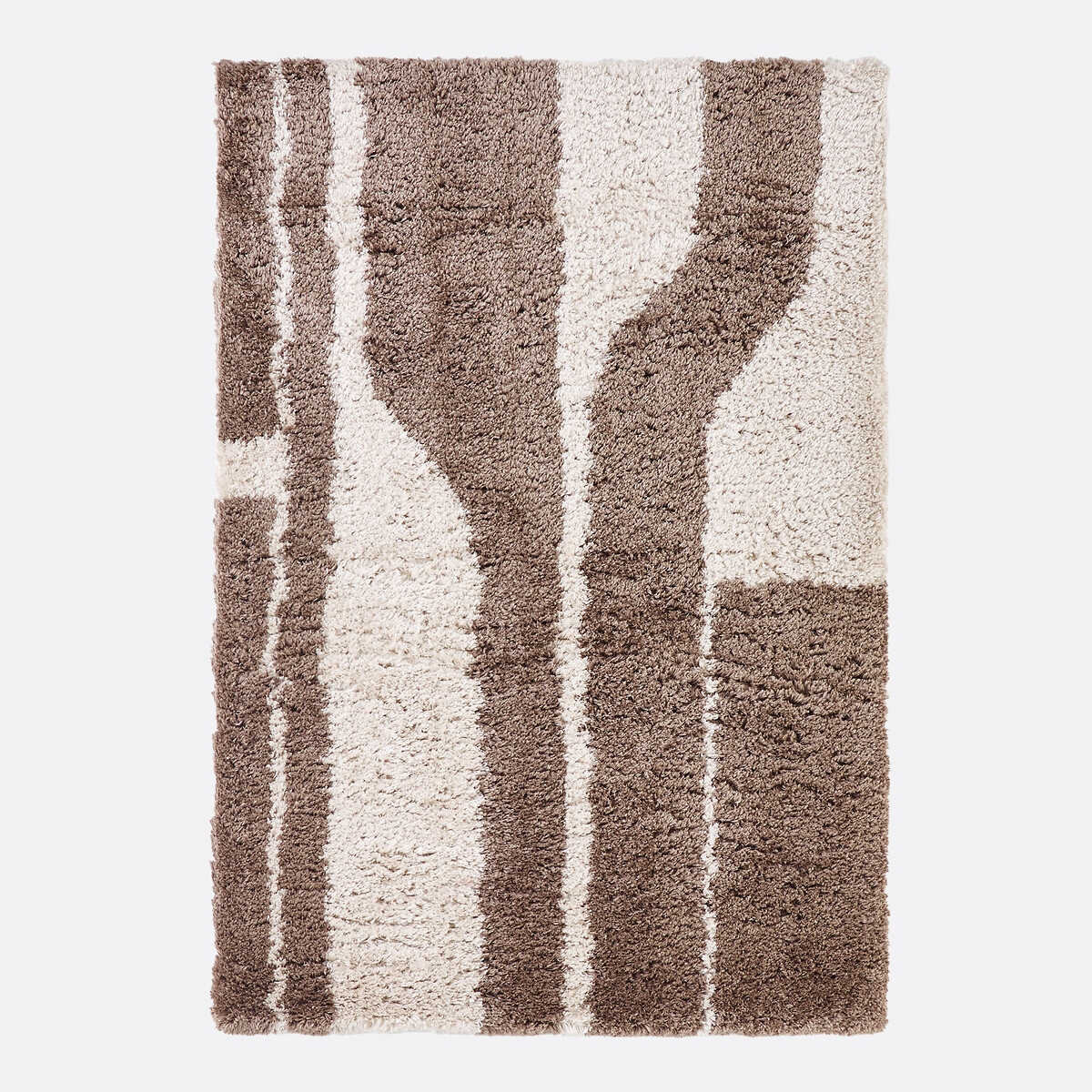 LA REDOUTE INTERIEURS Hoogpolig vloerkleed, abstracte motieven, Belsa