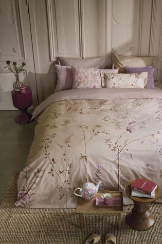 Pip Studio Dekbedovertrek Bamboo Blossom Khaki 200x200/220 cm