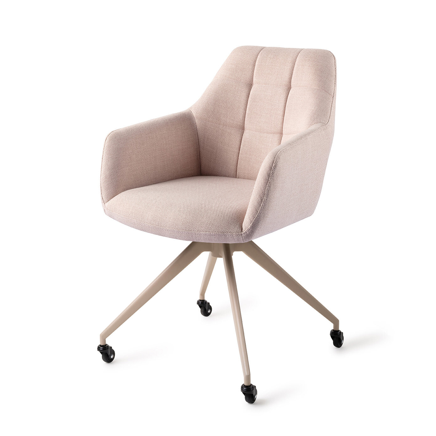 Jesper Home Eetkamerstoel Noto Glide Beige - Petal Pink