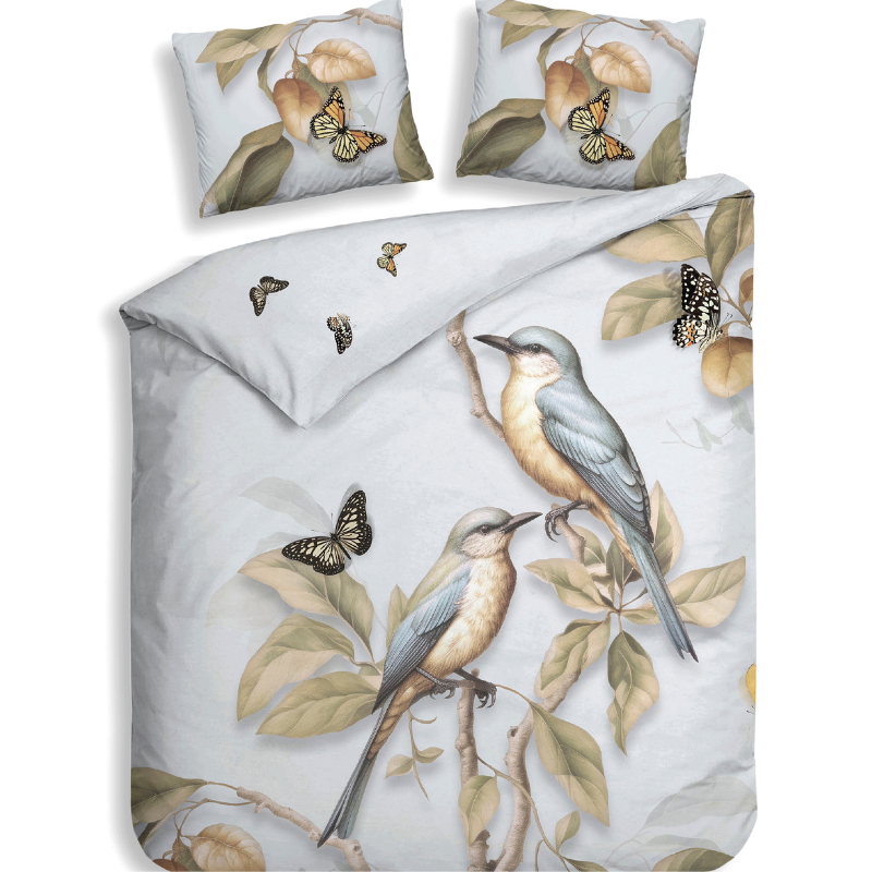 Heckett Lane Dekbedovertrek Daina Katoen Satijn Dieren 260x200 Cm Anti Allergie  - 