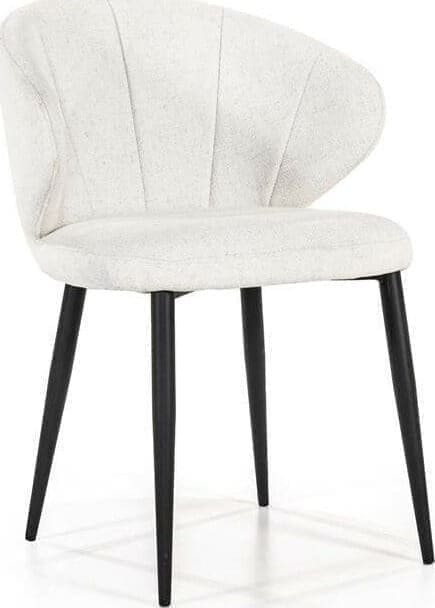 Eleonora | Stoel Fleur - Beige Savoir | Zitmeubels eetkamer | Eetkamerstoel