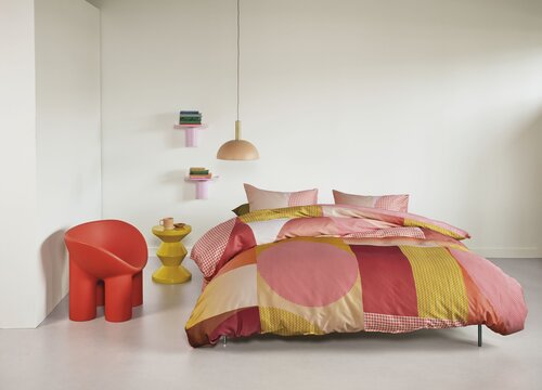 Dutch Design Dekbedovertrek Sunset Boulevard Koraal 260x200/220 cm