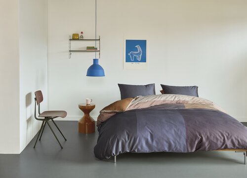 Dutch Design Dekbedovertrek Oxford Street Blauw 140x200/220 cm